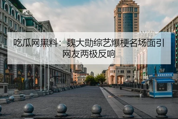 吃瓜网黑料：魏大勋综艺爆梗名场面引网友两极反响